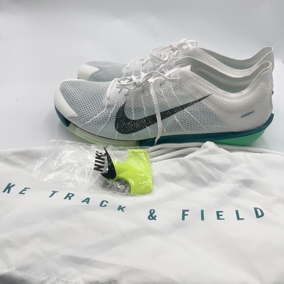 Men\'s Size 14 Nike ZoomX Victory 2 Track Distance Spikes Cleats FD8411-100 main image 4